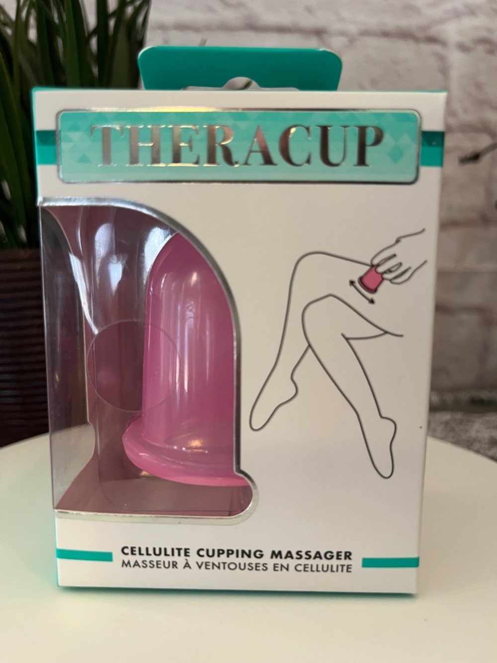 Pink Cellulite Cupping Massager - Gentle Body Massage